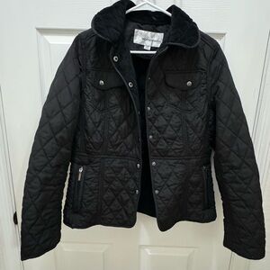 Weatherproof Black Quilted Jacket, Size S.